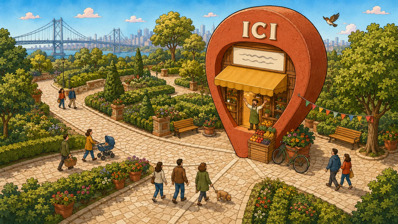 Illustration d'un commerce de quartier à Asnières-sur-Seine trouvé par ses clients du quartier grâce à son site internet