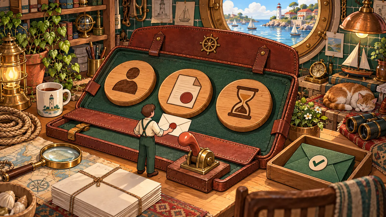Illustration : vérifier le destinataire, le document et le moment du suivi avant un envoi